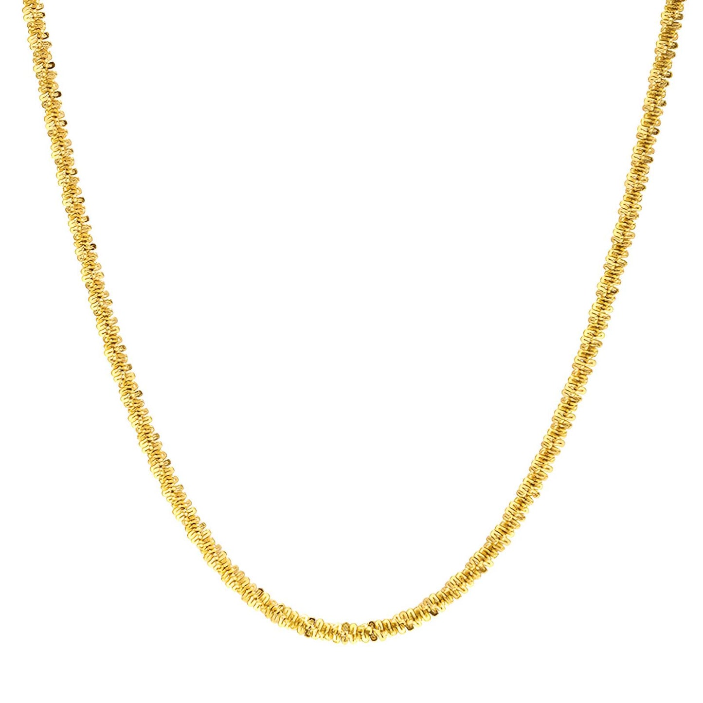 18K Goldplattierte Edelstahl Halskette